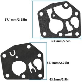 ZAMDOE 795083 495770 Carburetor Membrane Gasket 691859 692211 Guide Springs Replacement for Briggs & Stratton 5083 5083D 5083H 5083K Lawnmower 3.5-4.5HP Classic Sprint Quattro Motor