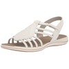 Easy Street Gemi - Sandalias Planas para Mujer, Azul (Denim),