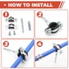 6 Pcs 0.8-1 Inch Split Ring Pipe Hanger, 20-25mm Heavy