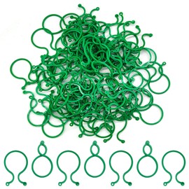 YEJAHY Pack of 200 Plant Clips, Plant Clips Attachment, Plant Clips Small for Trellis and Attachment, Plant Clips for Support, Plant Clips Trellis Aids