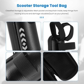 Hopbucan Scooter Bag for Storage, Scooter, Water Bottles, Bag, Scooter Storage Tool Bag for Universal Scooter, Foldable Wheel