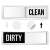 Dishwasher Magnet Clean Dirty Sign, Premium Stainless Steel Clean Dirty