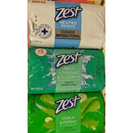 Zest 3 ZEST BATH SOAPS 3 DIFFERENT SCENTS / JABONES DE TOCADOR 3 OLORES DIFERENTES