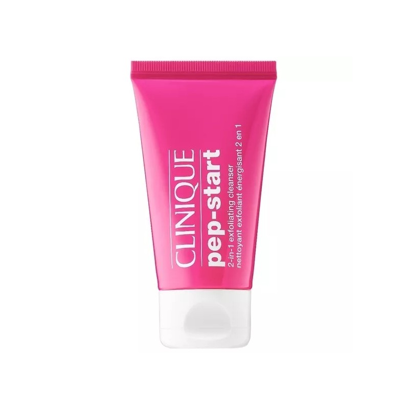 Clinique New Clinique Pep-Start 2-in-1 Exfoliating Cleanser 1oz/30ml Travel Size
