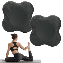 2 Stück Kniekissen Yoga, Kniekissen Sport, 20x20cm Knieschoner Matte, Rutschfestes Kniepolster für Yoga und Pilates, für Fitness und Dehnübungen