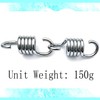 Markeny 2PCS Hammock Spring，Markeny Hardened Galvanized Steel Extension Spring Coil
