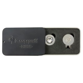 Coq Sportif QQCXJX52 Marker, Canned Clip, Gift, Present, Crystal, Pearl, Golf, SV00 (silver)