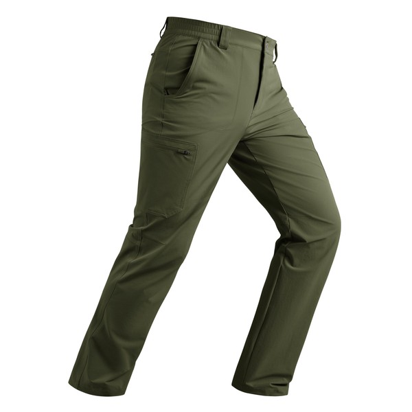 TACVASEN Men's Hiking Cargo Pants Quick Dry Lightweight Breathable Water
