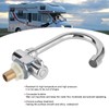 Single Cold Water Tap Basin Faucet 360 Degree Rotation 1/2in