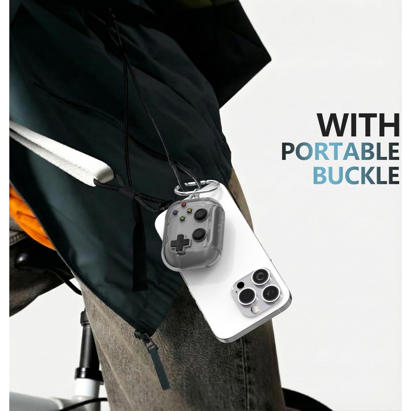 AirPods Pro 3 Case with Safety Lock Game Controller Design,