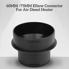 ALI2 ABS Heater Duct Pipe Connection Connector 60-75mm Air Auxiliary