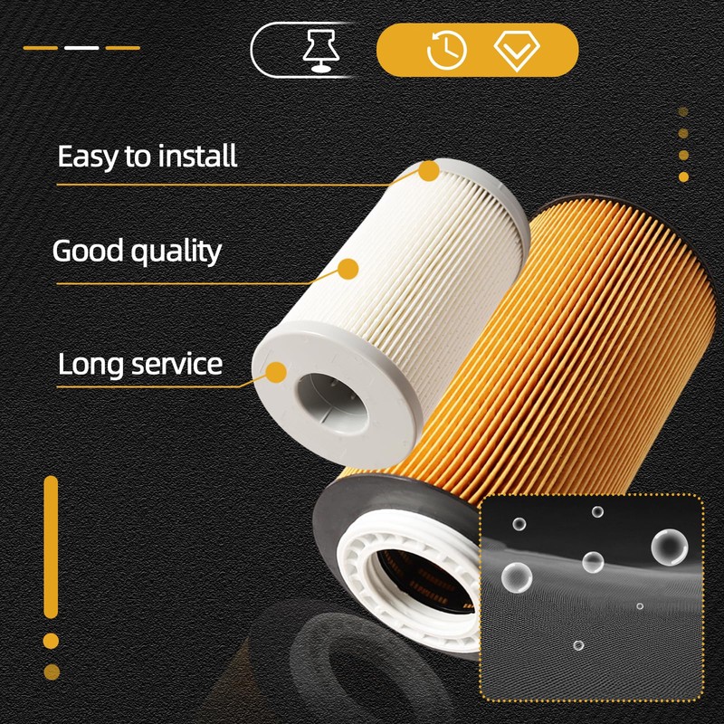 JAVOUKA Filter Maintenance Kit (4PCS) Fit for Paccar MX-13 MX13