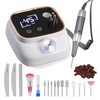 GJCrafts Electric Nail Cutter with 45,000 RPM - LCD Display,
