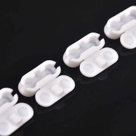 10 Pcs Plastic Chain Connectors Blind Cord Connector Roller Blind Chain for Curtain Blinds Cord Connectors Clips Replacement Blind Rollerball, Roller Window Shades