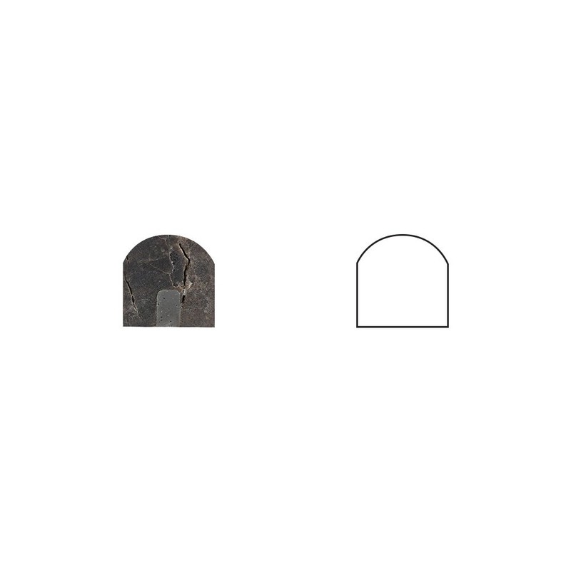 Emperador Dark Spanish Marble 3/4 X 12 Bullnose Liner, Polished