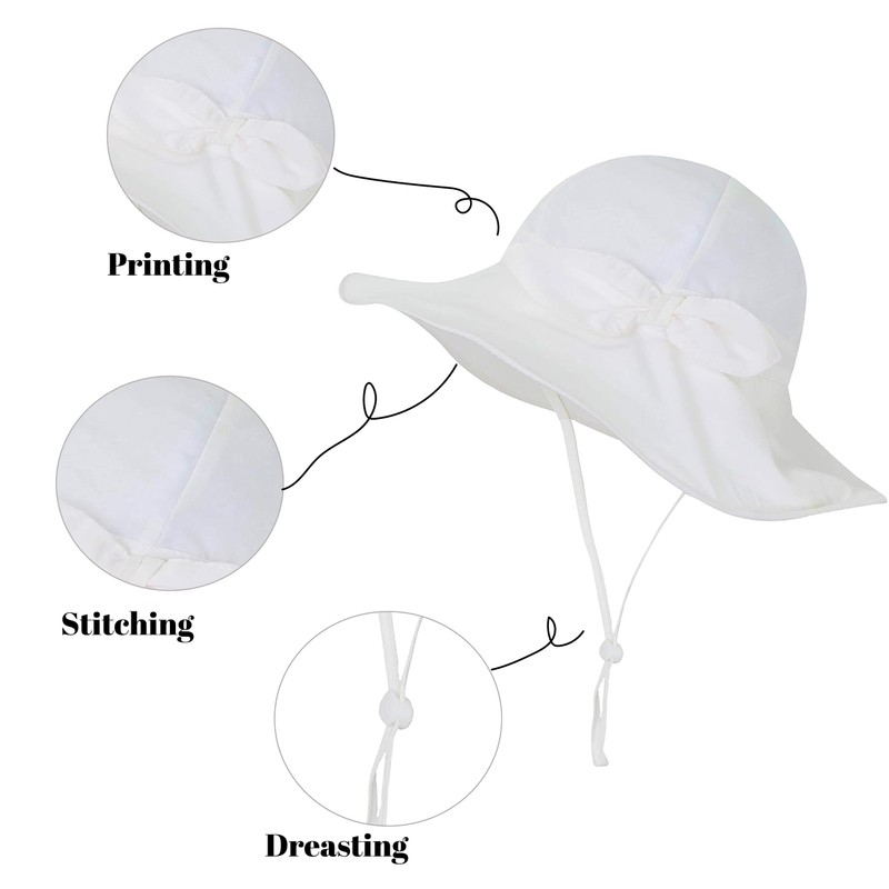 Baby Girl Sun Hat Toddler Summer Bucket Hats UPF 50+