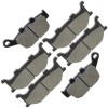 Celox Front Rear Brake Pads for Yamaha FZ6R 600 2009