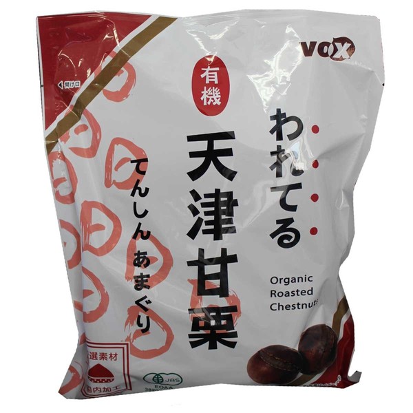 VOX Cracked Organic Sweet Chestnut, Organic Clam, 25.4 oz (720 g) (4 Bags x 6.3 oz (180 g) Organic