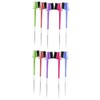 Angoily Sets Brow Makeup Combs Abs Pp Steel for Home or Salon Comfortable Smooth Handle Brow Styling Pcs Random