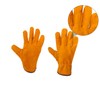 LIFKOME 1Pair Welding Gloves Heat Resistant Cowhide Protective Gear for