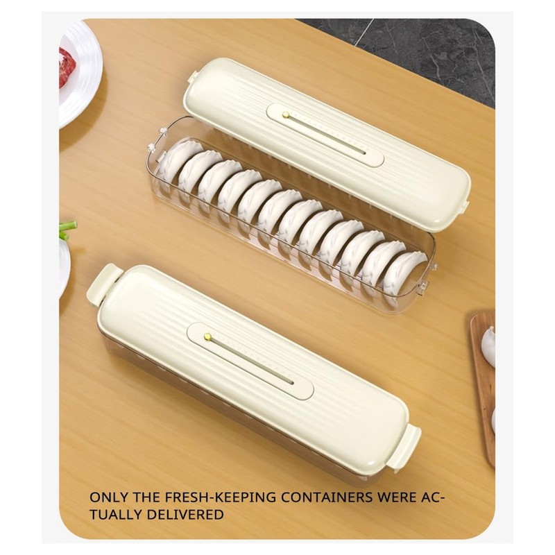 Snblzhef Dumpling Dumpling Box Wonton Dumpling Storage Box Suitable for