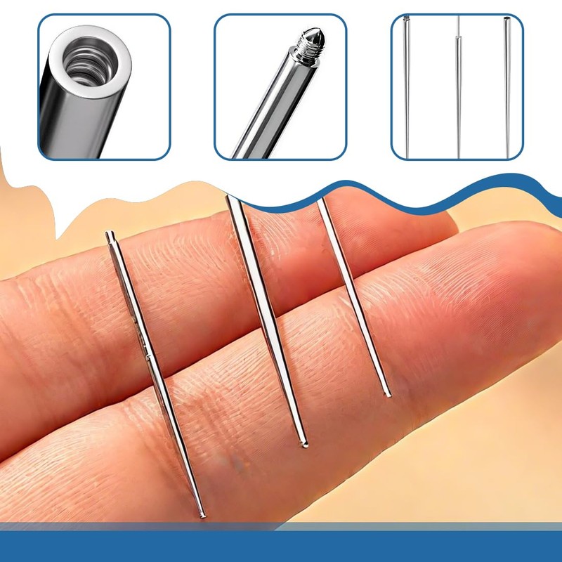 Tomedeks 6 PCS Nose piercing kit, Ear piercing kit, Belly