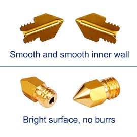 Boquilla de impresora 3D, 14 boquillas extrusoras MK8, material de latón adecuado para CR-10, Ender 3 boquillas, Ender 3 V2, Ender 3 Pro, Ender 5, Ender 5 Pro, Ender 6