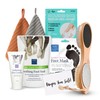 Foot Care Kit with Towels, Scrub, Heel Mask, Lotion, Soak & Foot Mask – Luxury Pampering Gift Set for Relaxation