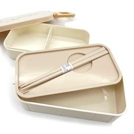 Kamio Japan 010481 Snoopy 2-Tier Lunch Box, Cafe