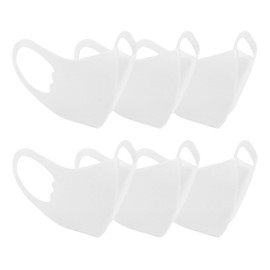SHINPUR 3D Fit Mask, 3-Piece Set, Washable, Soft, Cloth Mask, 3D Mask (White, Small Size [For ages 9 and up, for those with smaller faces] 3 pieces)