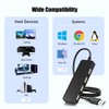 USB Hub,4 Port USB Adapter USB Splitter,Multi USB Port Expander