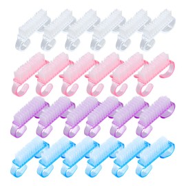 24 Pzs Cepillos Para Uñas Cepillos Limpieza De Uñas Plástico