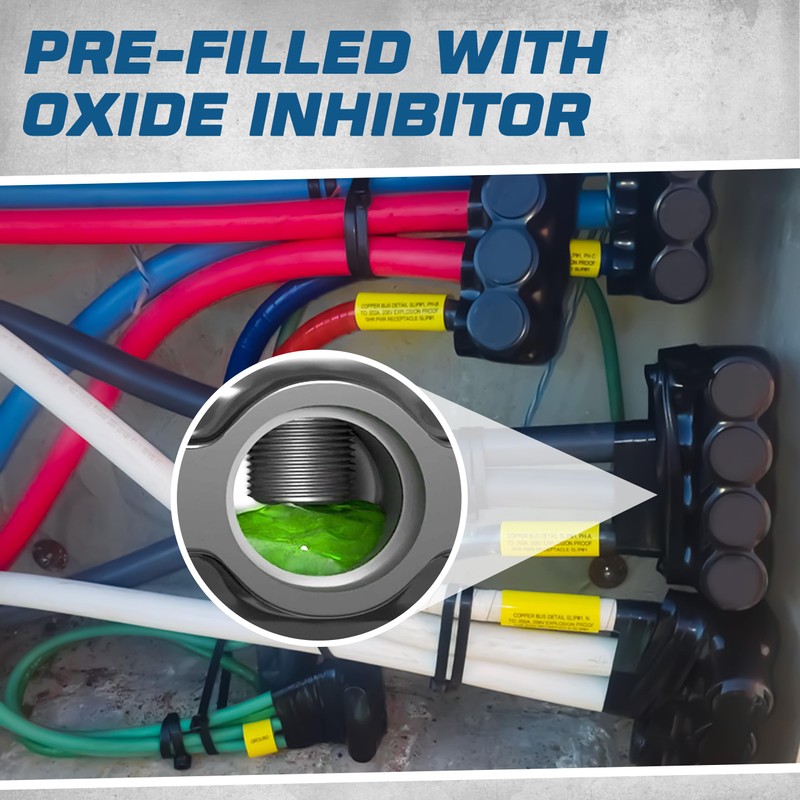 OHLECTRIC Insulated Wire Connector 4 Port Single Side Entry for