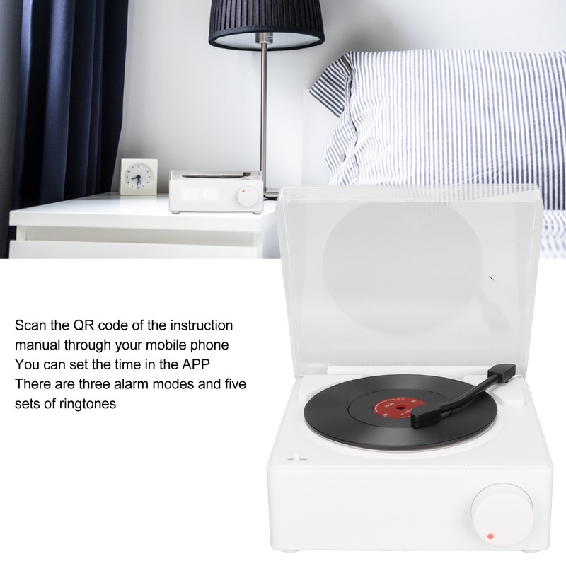 X11 Bluetooth Alarm Clock Speaker 360 Degree Stereo Sound Retro