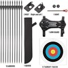 Bow and Arrow Set for Kids-Archery Beginner Gift with 10