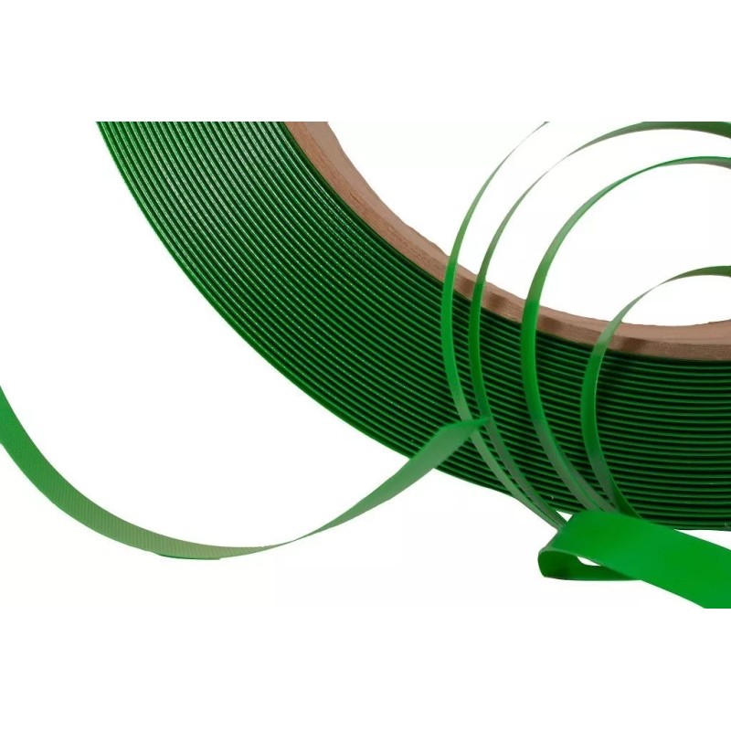 Nali Fleje Poliester Verde Pet Moleteado 5/8 Alta Calidad Full