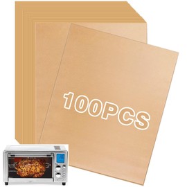 Air Fryer Liners Compatible with Emeril Lagasse Everyday 360 Stainless Steel Air Fryer, 100 PCS Unbleached Baking Parchment Paper Disposable for Emeril Lagasse Everyday 360 XL Air Fryer Oven