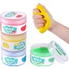 Hand Exercise Putty Kit, 4 Colours, Therapy Grip Strengthening and