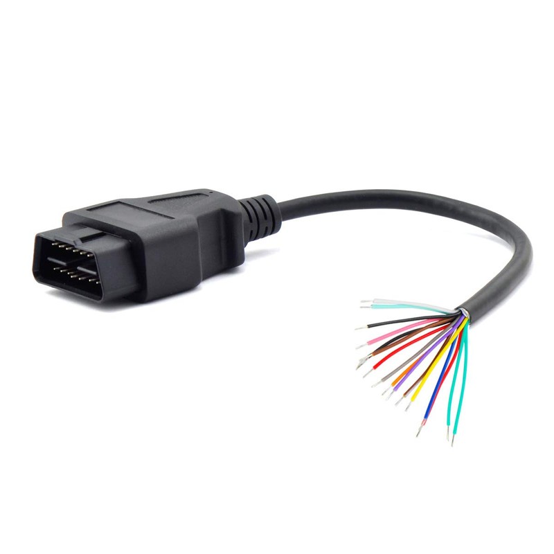 iKKEGOL OBD OBDII J1962 Male Connector to Open Plug Wire,