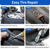 VOURTM Tire Repair Kit, Includes 2500RPM Low Speed Air Tire