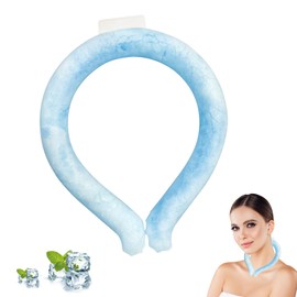 MINGRUO Neck Cooling Ring Tube, Neck Cooler, Neck Cooling Hose, Cooling Ring for the Neck, Portable Cooling Neck Wrap, Reusable Neck Cooler
