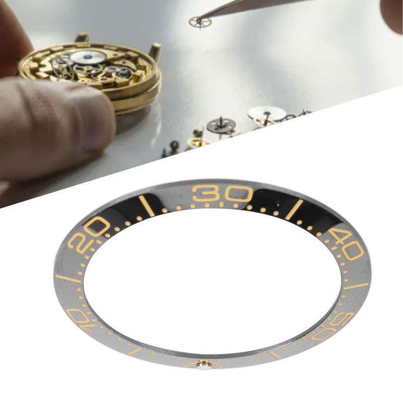 Ceramic Watch Bezel Ring Professional 38mm Watch Bezel Insert Replacement
