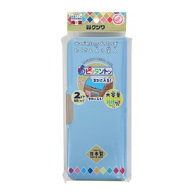 Kutsuwa CH212LB, Pen Case, Pencil Holder, Pittanton, 2-Door, Light Blue