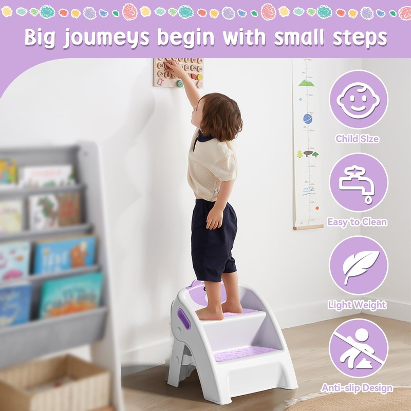 TPN Toddler Step Stool for Bathroom Sink and Potty Training