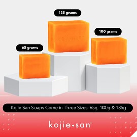 Kojie San Skin Brightening Soap - Original Kojic Acid Soap for Face & Body - Cosmetic Soap for Beautifully Fresh Skin (3 X 100g Bars)