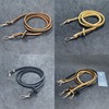 okuda-belt Kudu Genuine Leather 2-Way Neck Strap, Neck Holder, Negative