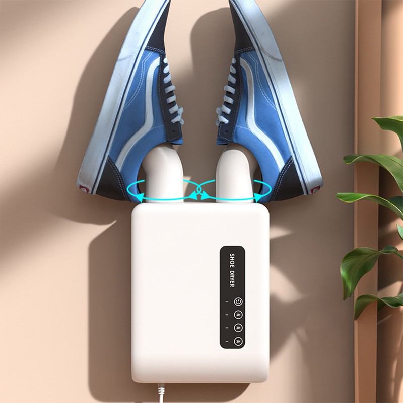 Electric Shoes Dryer Timing Adhesive Wall Mounted Compact Shoes Drying