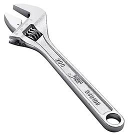Jetech 8-Inch Adjustable Wrench - Professional Spanner Cr-V Steel Shifter Spanner with Metric Scale Wide Caliber Opening, for Home, Garage, Workshop and DIY