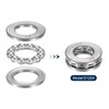 HiPicco Thrust Ball Bearings, 4pcs 51204 Plane Axial Ball Bearing
