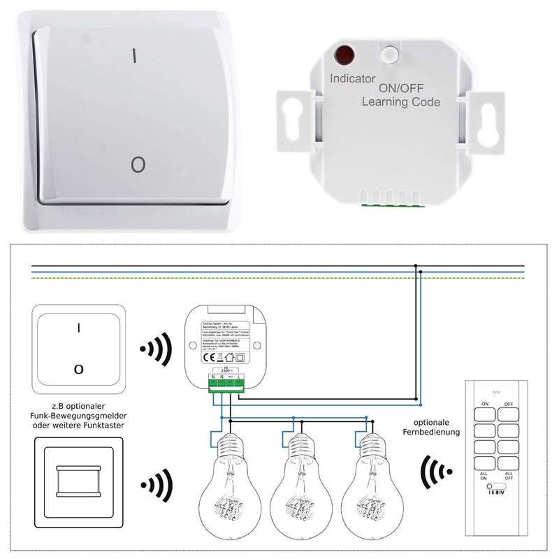 Pilota Casa Radio Switch Set